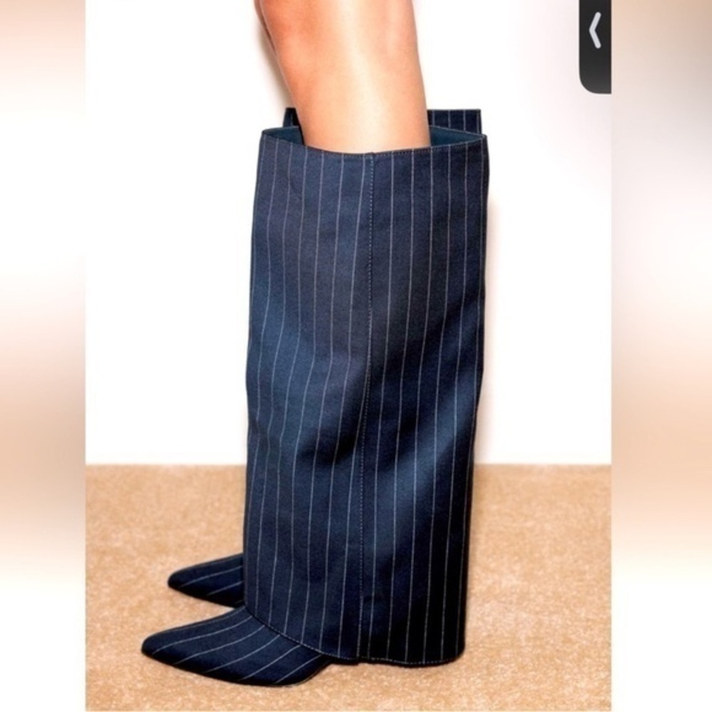 ZARA Tall Fabric boots 3085/310